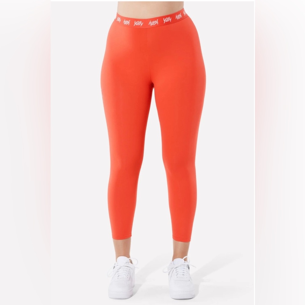 YITTY Major Label Shaping High Waist Logo Legging NWT